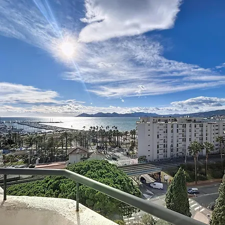 Palais Alexandre Iii Magnificent 4 Sea View 100m From The Croisette 公寓